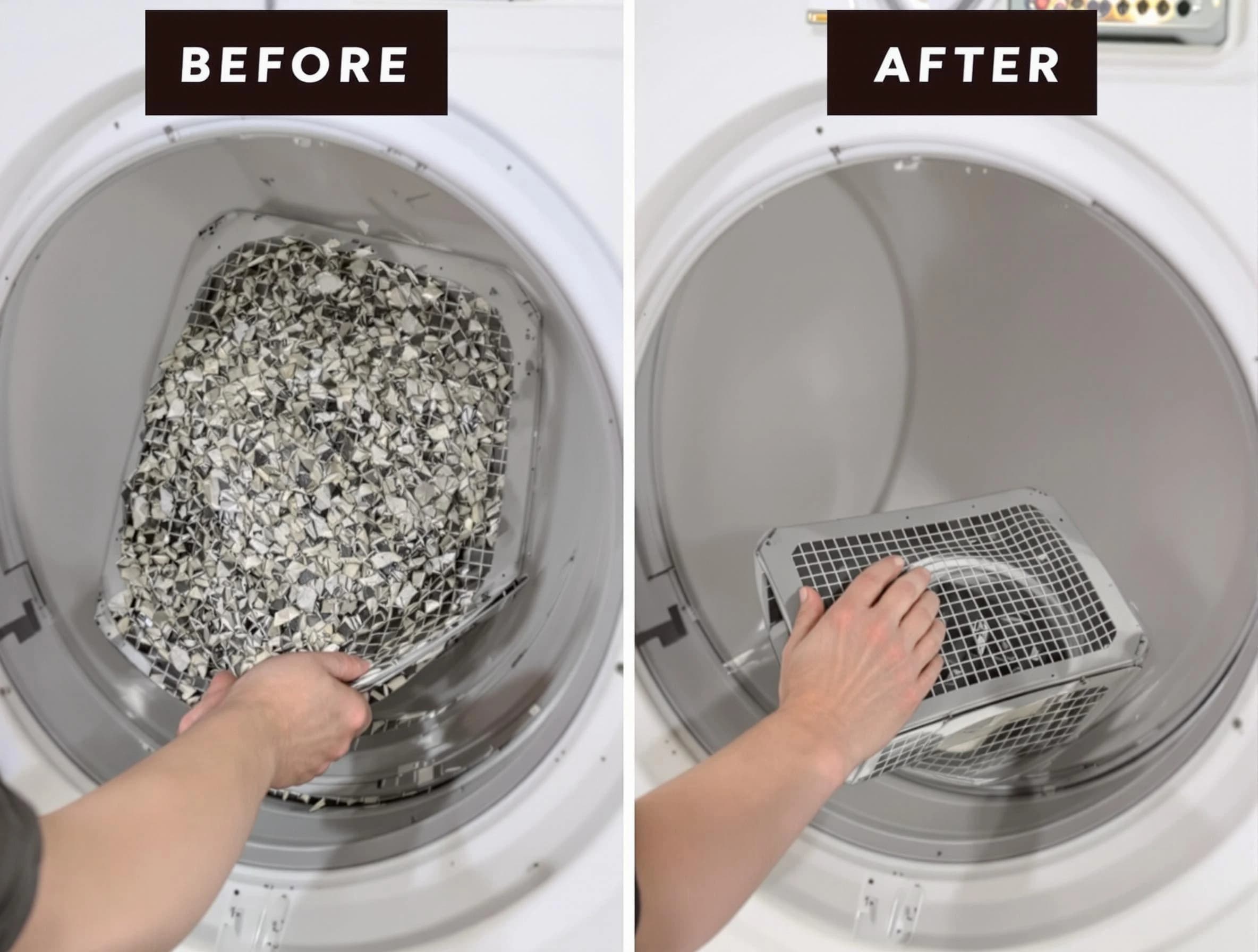 Professional lint trap cleaning by Collier Dryer Vent Cleaning in Collier
