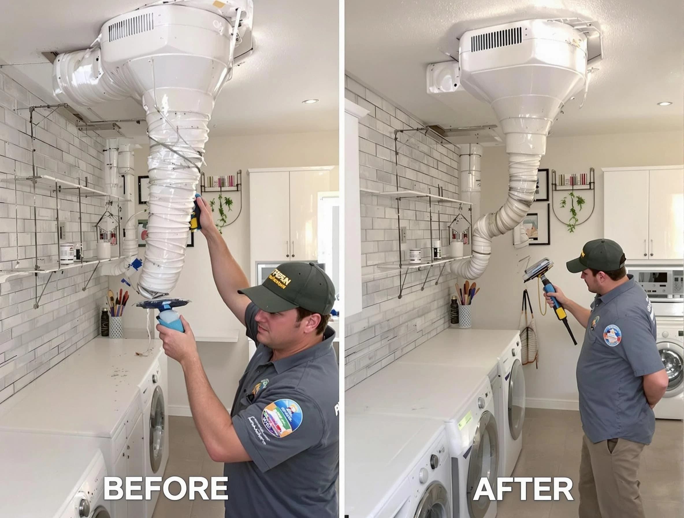 Professional dryer exhaust vent cleaning by Collier Dryer Vent Cleaning in Collier