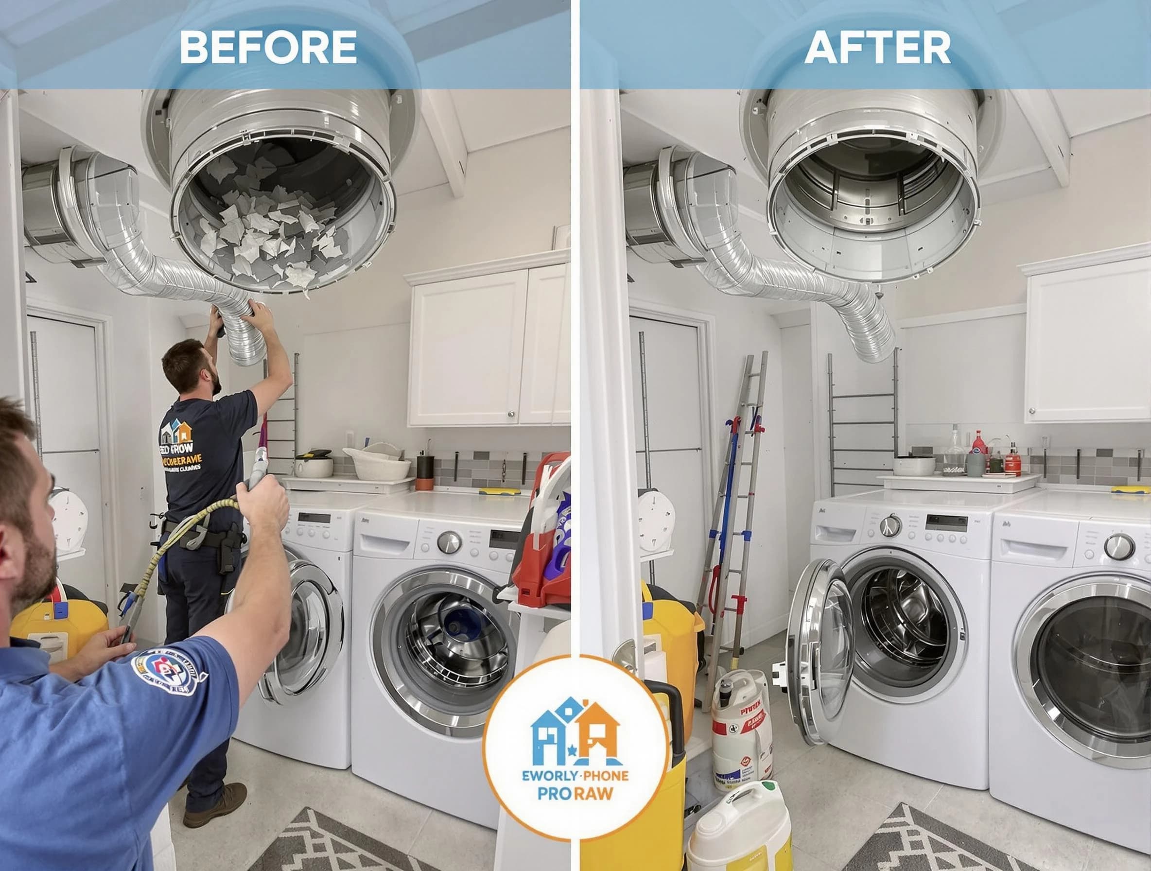 Residential dryer vent cleaning by Collier Dryer Vent Cleaning in Collier