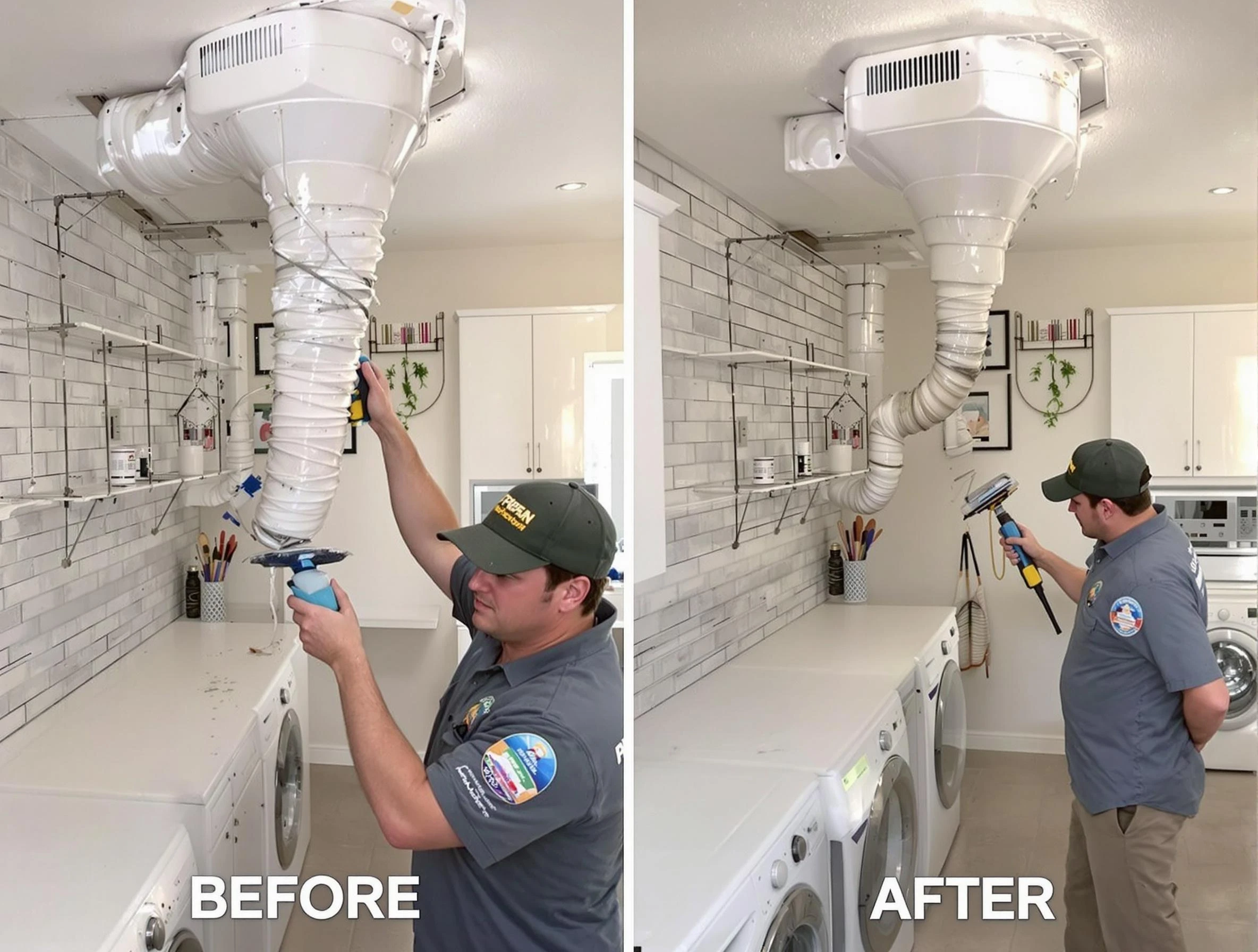 Professional dryer exhaust vent cleaning by Collier Dryer Vent Cleaning in Collier